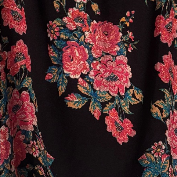 Flying Tomato Floral Black and Pink Women's Dress in size Small - Picture 5 of 15